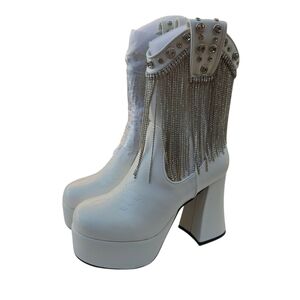 Sugar Thrillz Twinkle Love Platform Boots